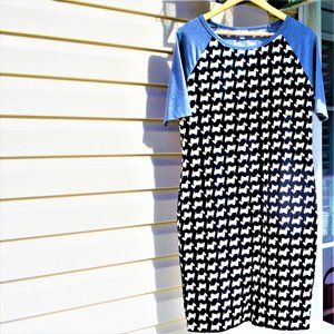 LuLaRoe York Terrier Puppy Dress (Julia)